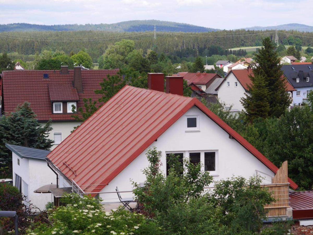 Dachgiebeloase Apartment Mehlmeisel Exterior foto
